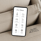 Ivory Web Invitation Template, Website Invitatiom, RSVP Form