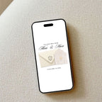 Ivory Web Invitation Template, Website Invitatiom, RSVP Form