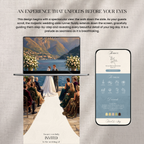 Wedding Website Invitation Template with RSVP