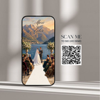 Wedding Website Invitation Template with RSVP