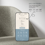 Wedding Website Invitation Template with RSVP
