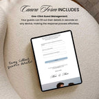 Save the Date Wedding Website Canva Template | Video Invitation