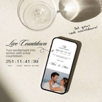 Burgundy Lush Wedding Website Template, Editable Canva Invitation