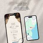Wedding Website Invitation Template with RSVP